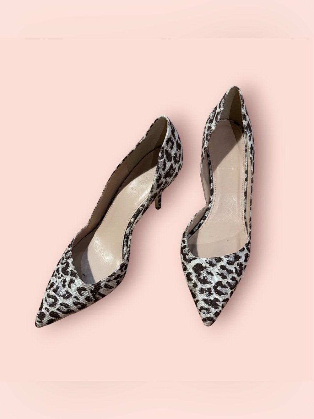 J. CREW Animal Print Pointed Toe Heels